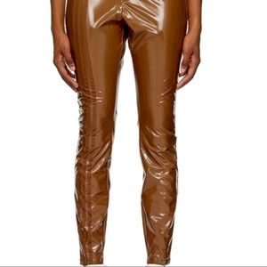 WILD BROWN IVY PARK LATEX PANTS